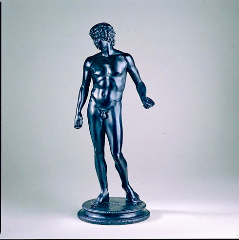 Antinous Standing In Basalt Black