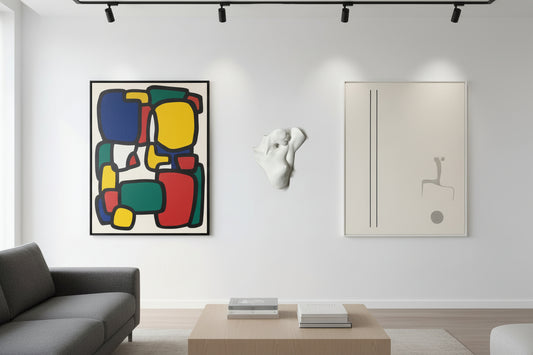 Female Wall Art Sculpture by Ken Clarke Titled Carly