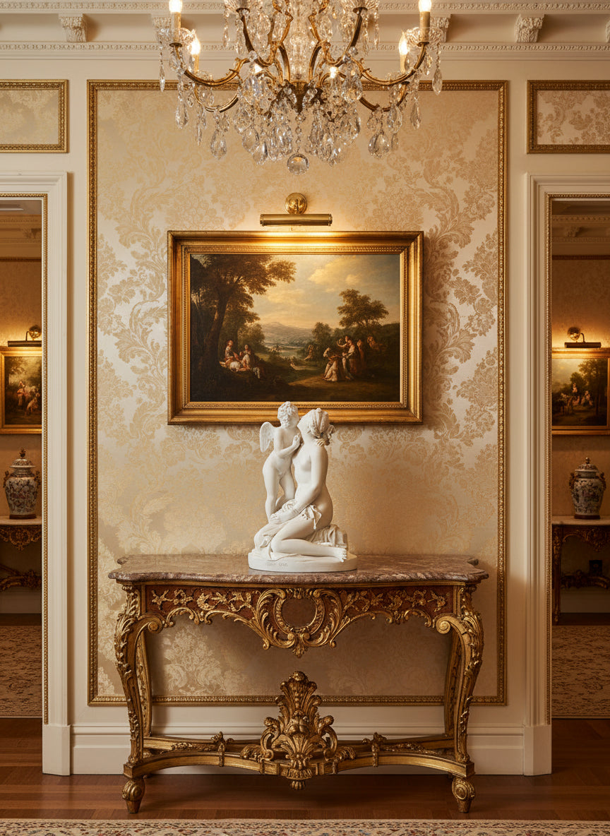 Statue de Vénus et Cupidon