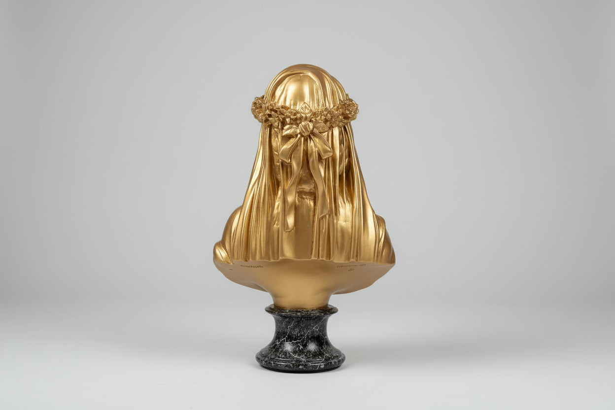 The Veiled Lady - Marble Bust After Monti