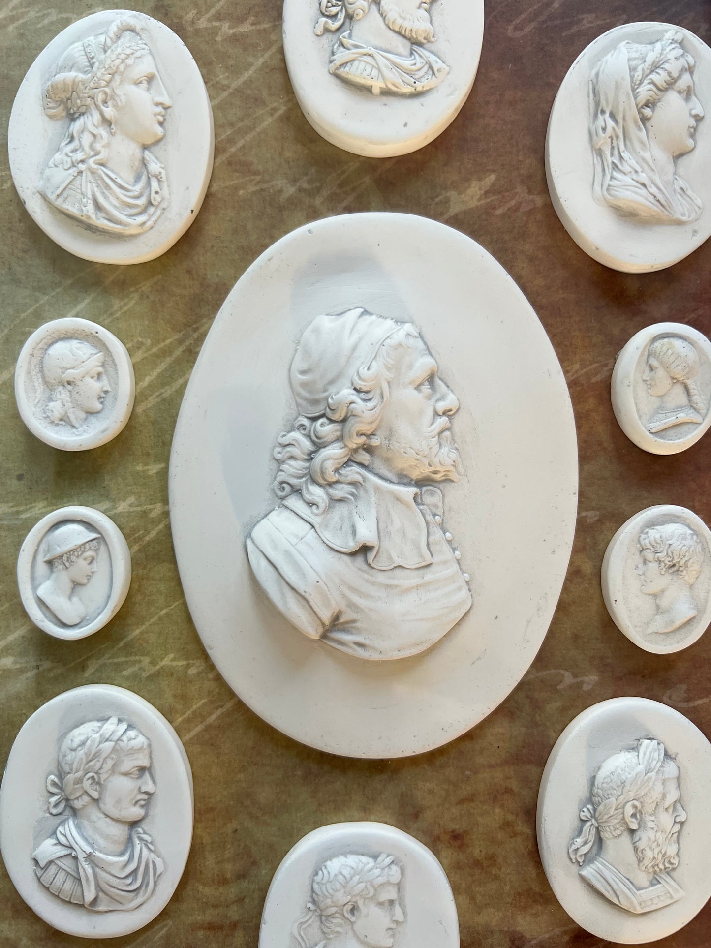 Intaglio Set On Calligraphy Parchment Paper