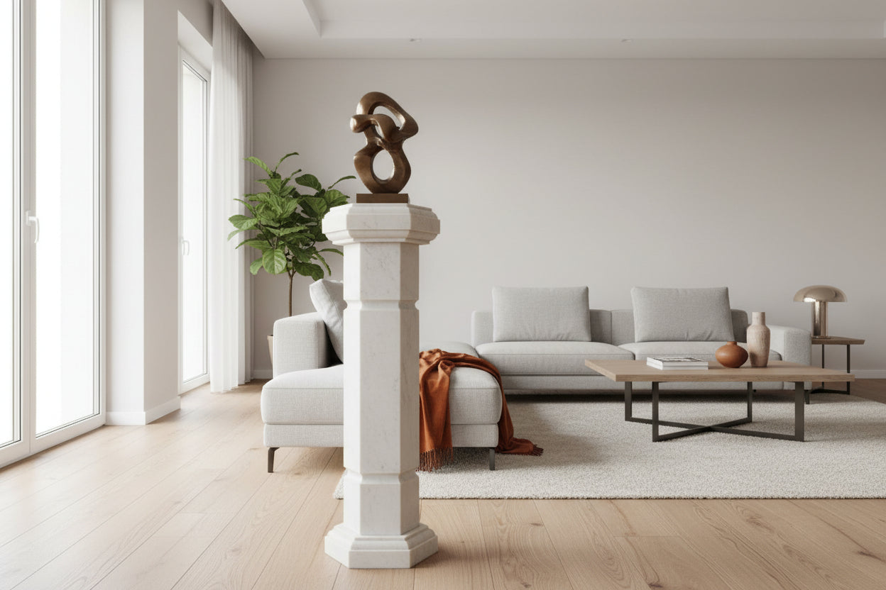 Hexagonal Column Pedestal
