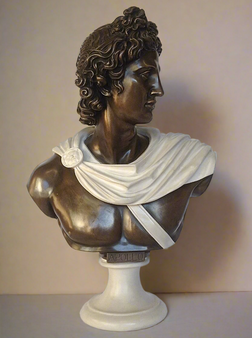 Apollo Belvedere Bronze & Marble
