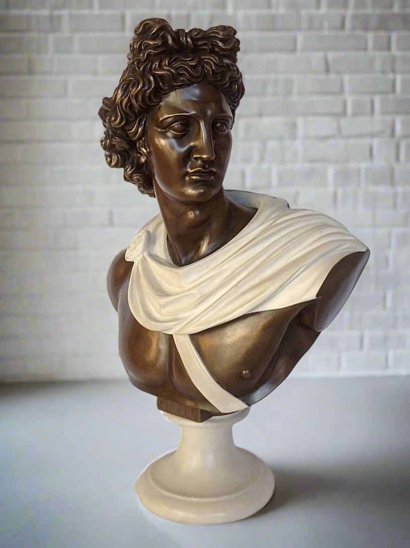 Apollo Belvedere Bronze & Marble