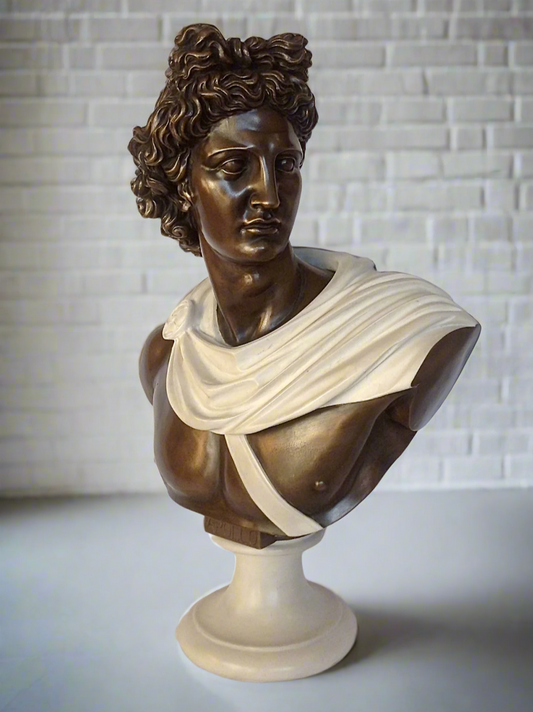 Apollo Belvedere Bronze & Marmor