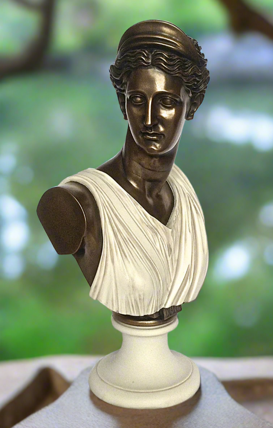 Diana Chasseresse Bronze And Marble
