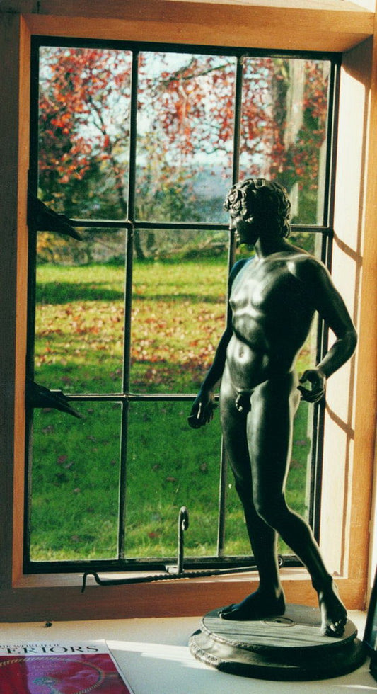 Antinous Standing In Basalt Black