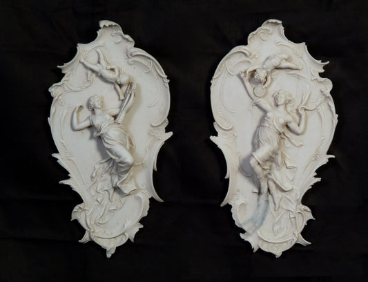 Meissen Plaques A Pair