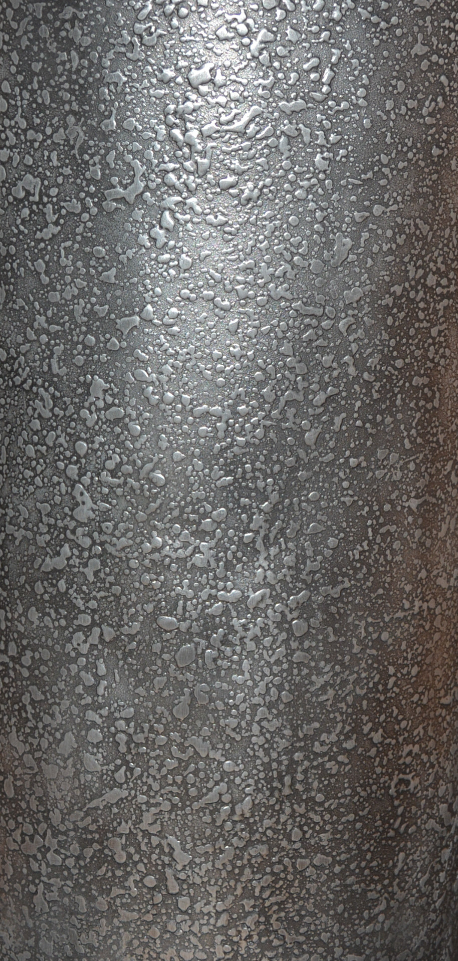 Drum Column In Antique Textured Pewter