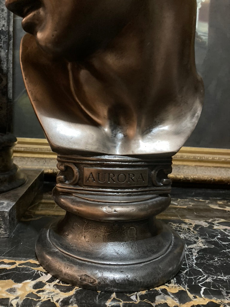 Bronze Aurora - Bust After Michelangelo