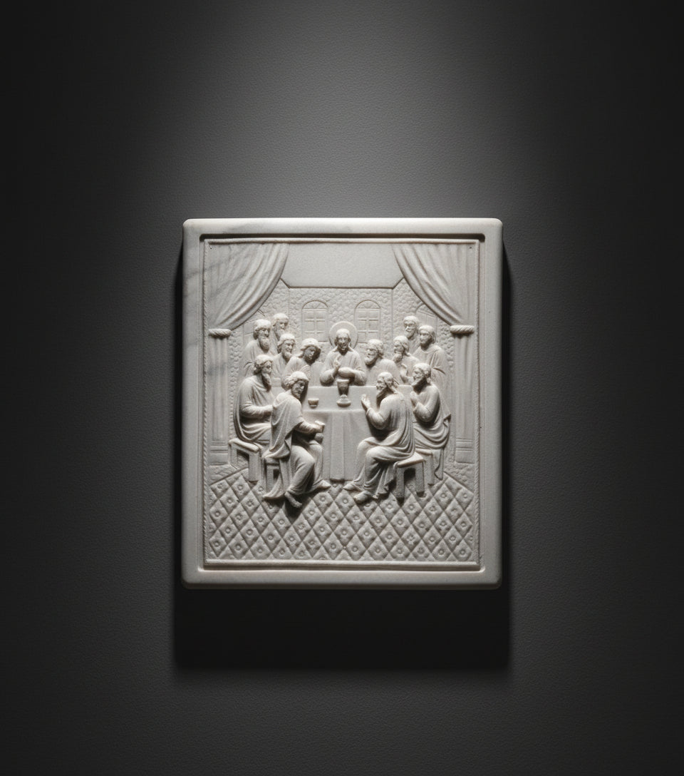 La plaque de la Cène