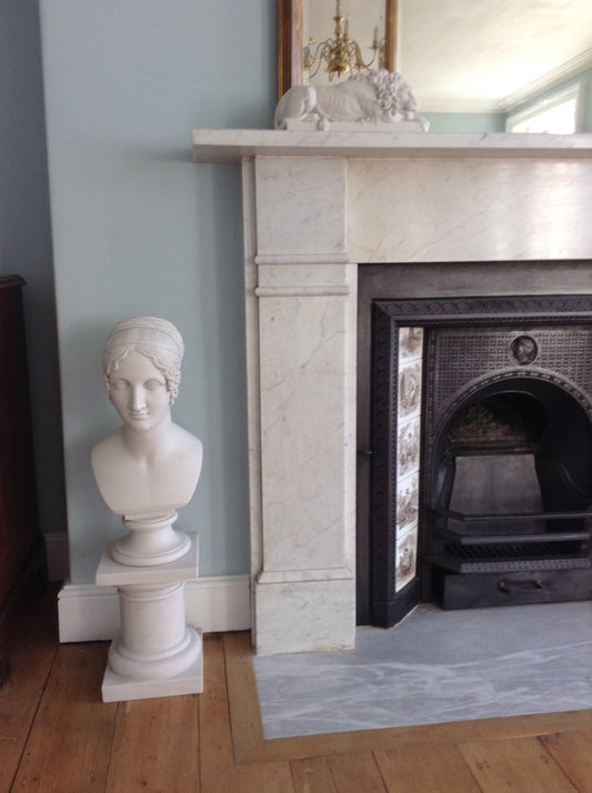 Girl With Pleated Hair Bust