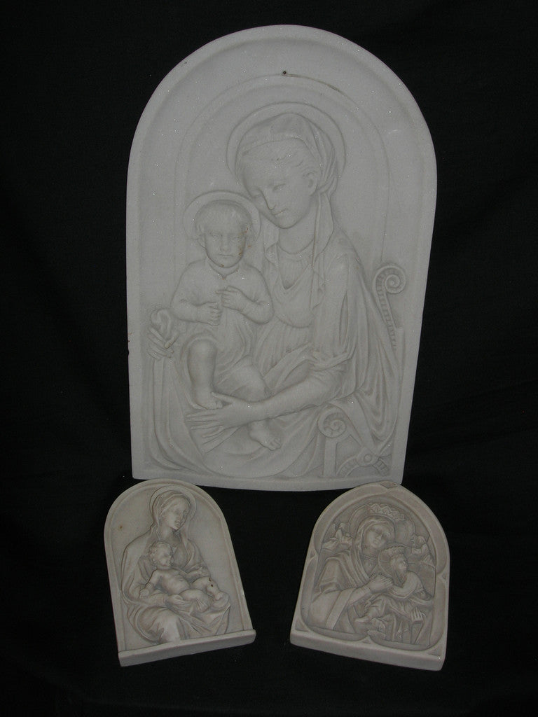 Religious relic reliefs, set of 3.