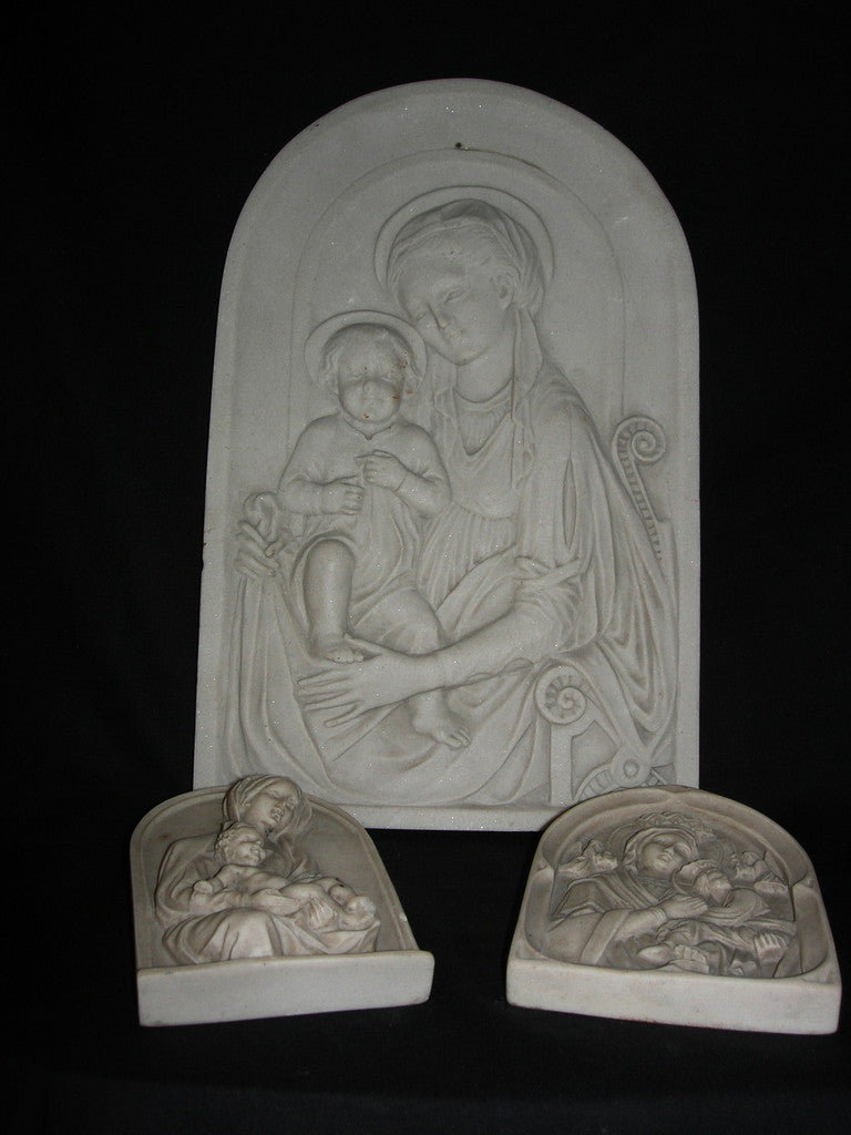 Religious relic reliefs, set of 3.