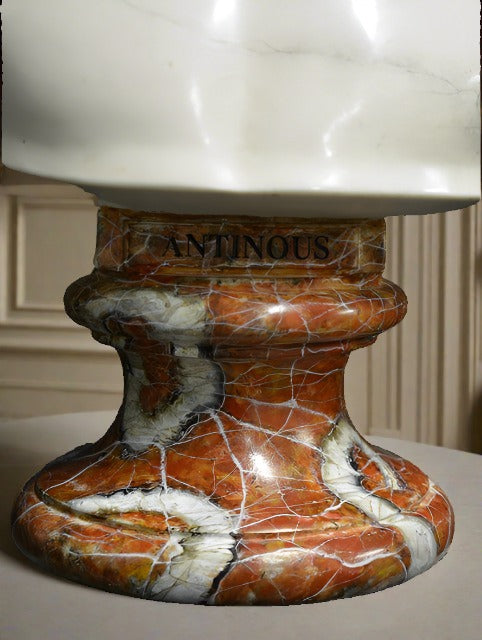Antinous with Bachic Wreath Finely Finished