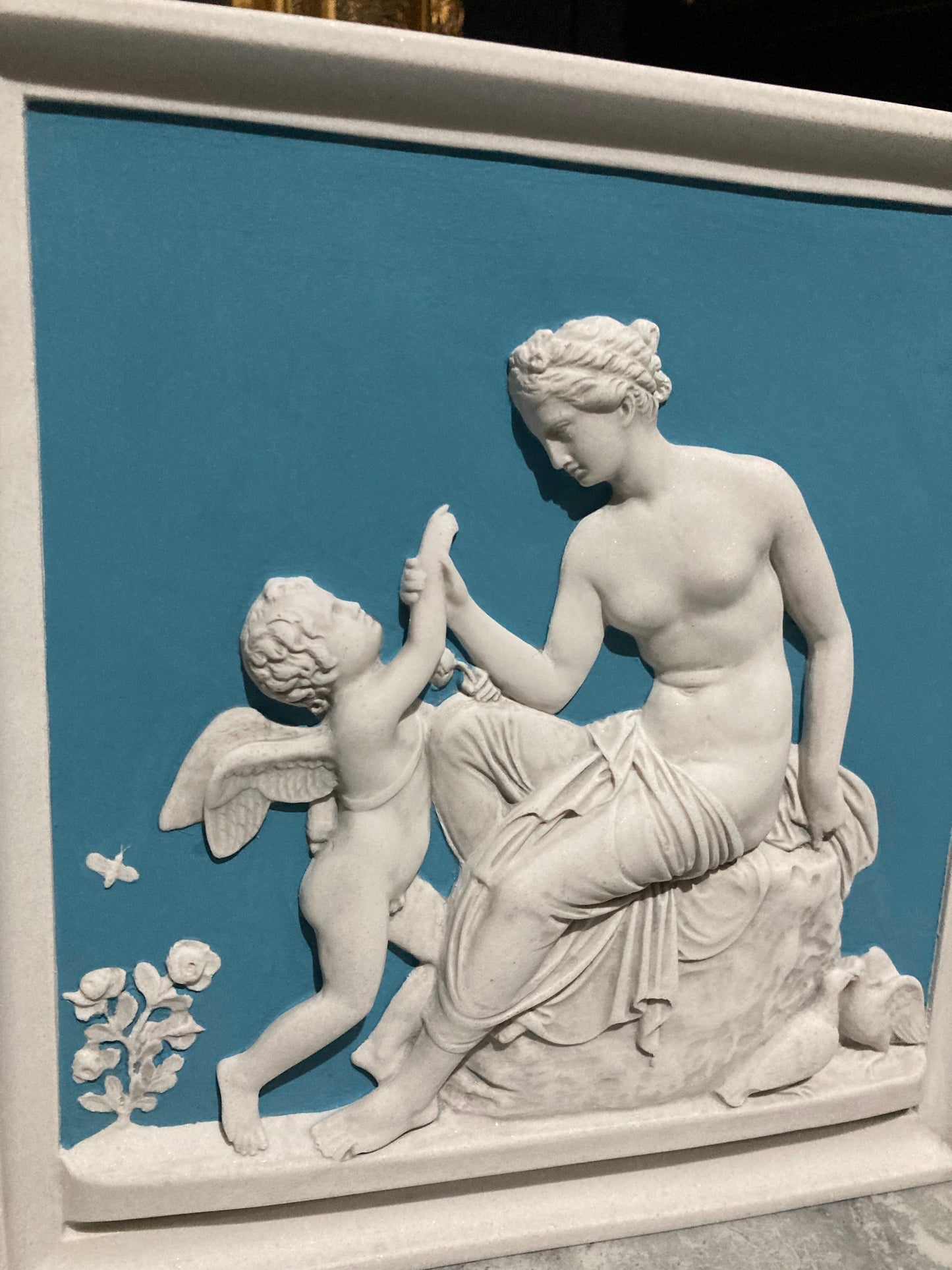 The Bee Sting Plaque Blue