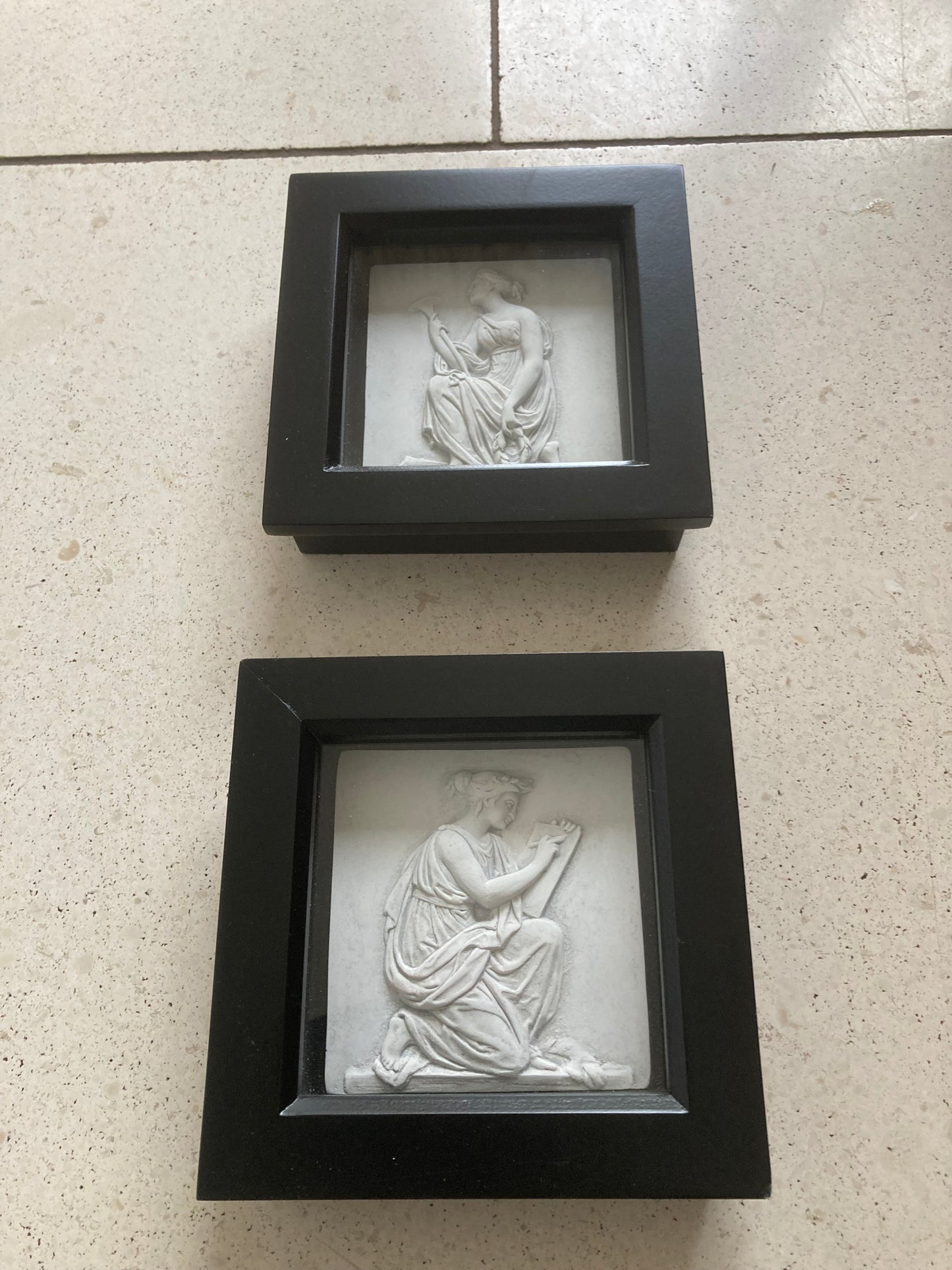 The Arts Pair Framed Reliefs