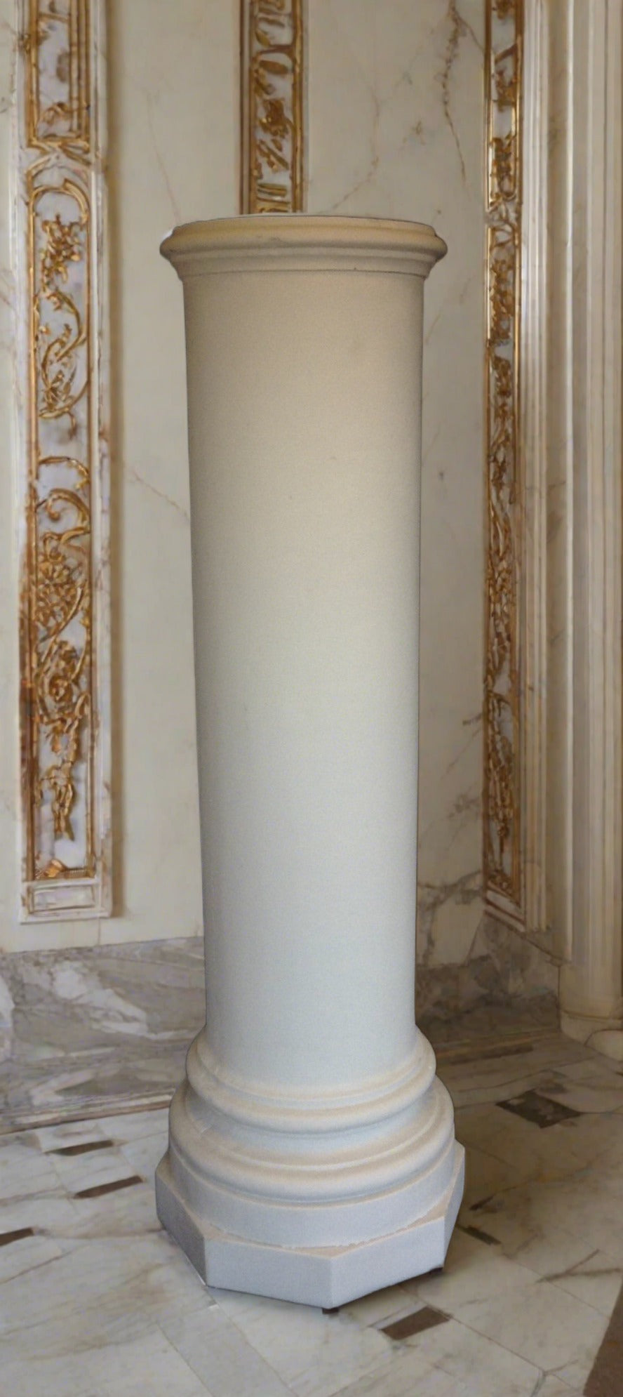 Decorative Pedestal Column – After Sir John Soane’s Scagliola Original