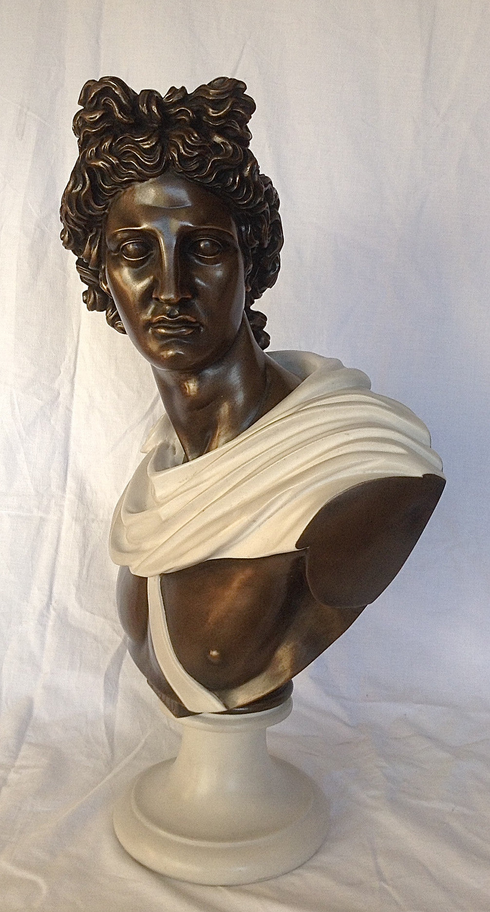 Apollo Belvedere Bronze & Marble