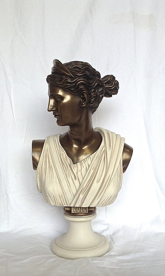 Diana Chasseresse Bronze And Marble