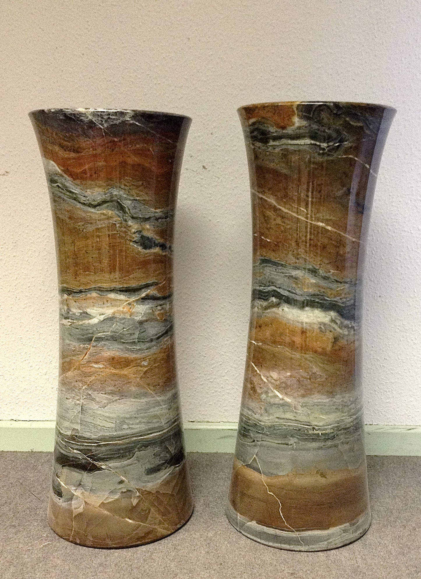 Pair Large Pencil Vase`s