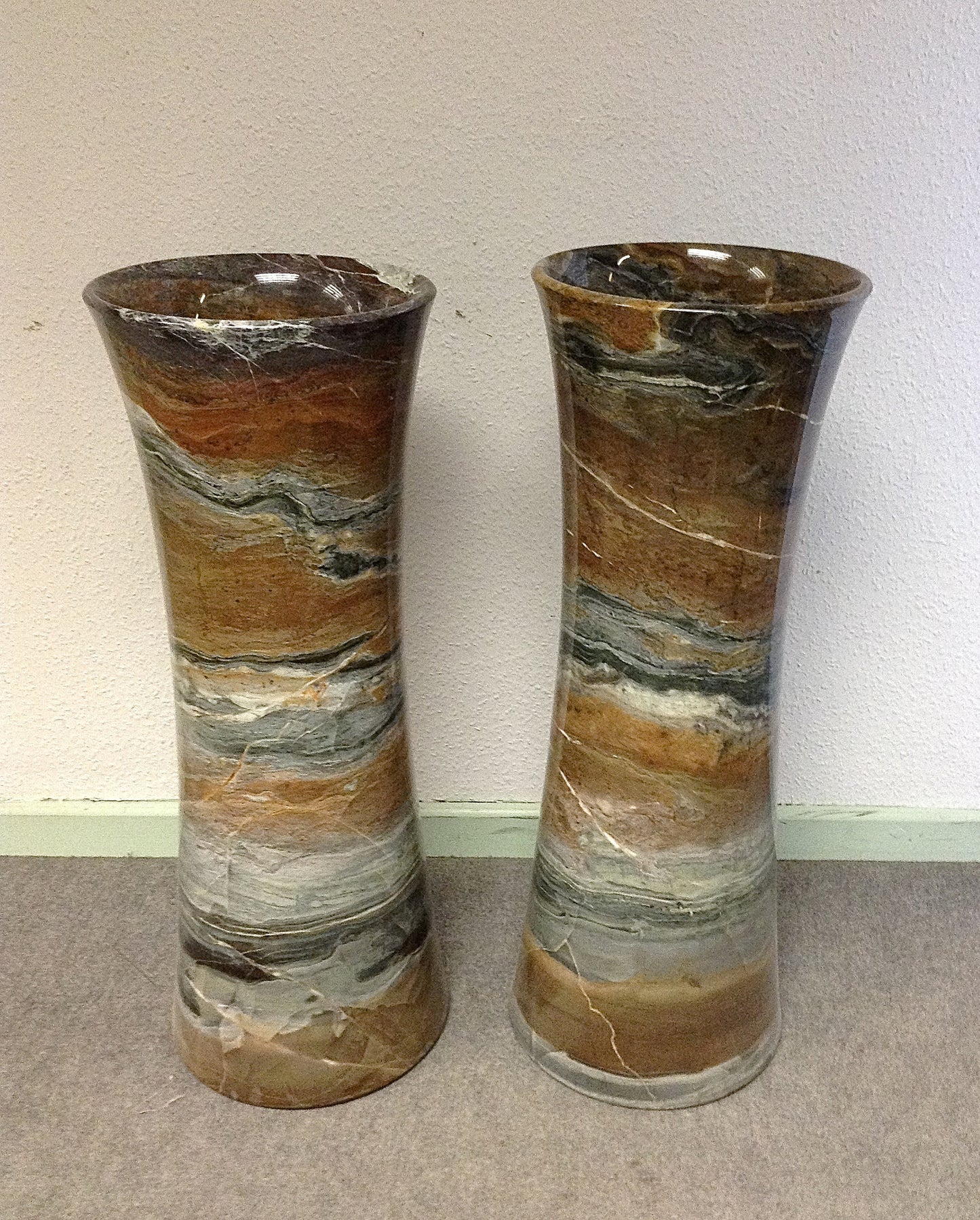 Pair Large Pencil Vase`s