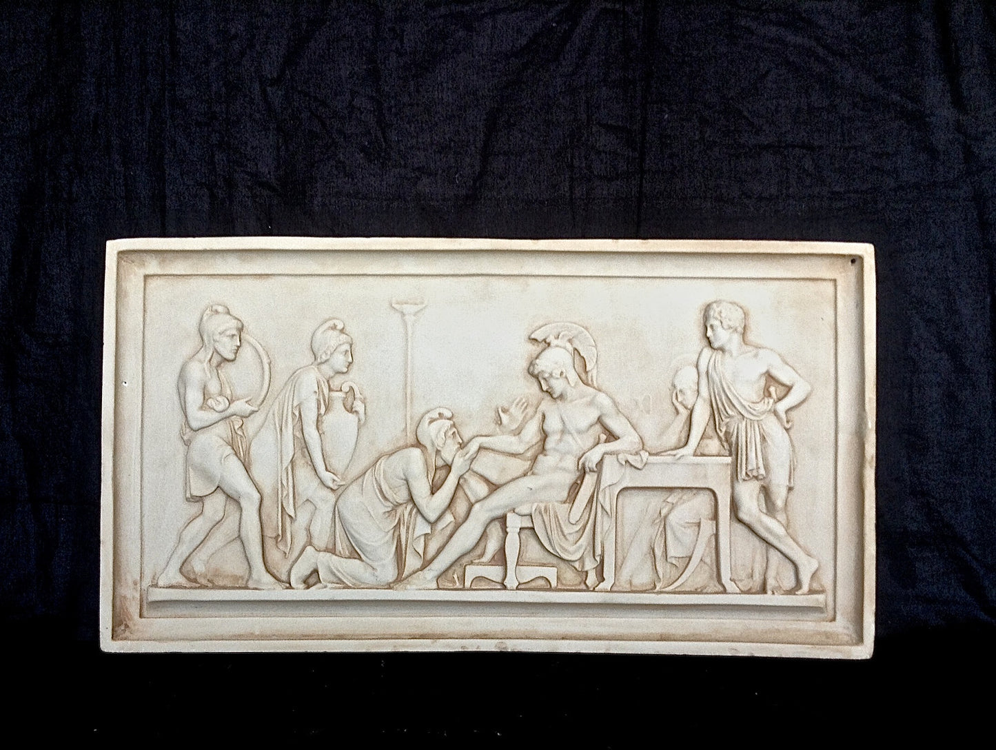 Priam Begging Achilles Plaque