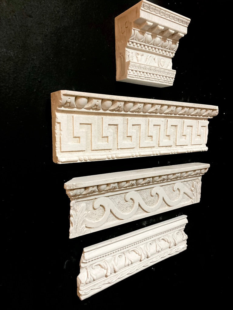 Architektonische dekorative Wandaufhänger Set 1