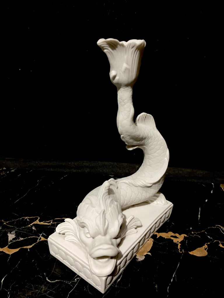 Dolphin Sconce Holders A Pair