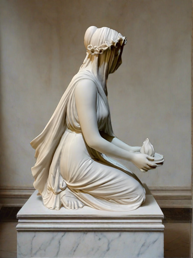 Statue de Dame voilée