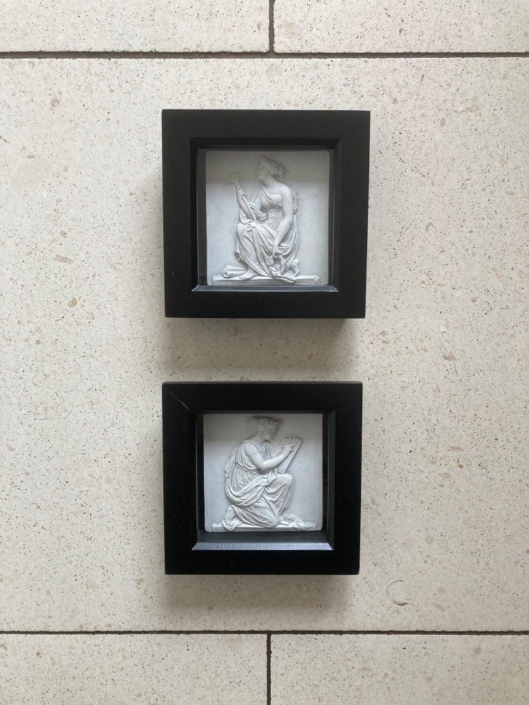 The Arts Pair Framed Reliefs