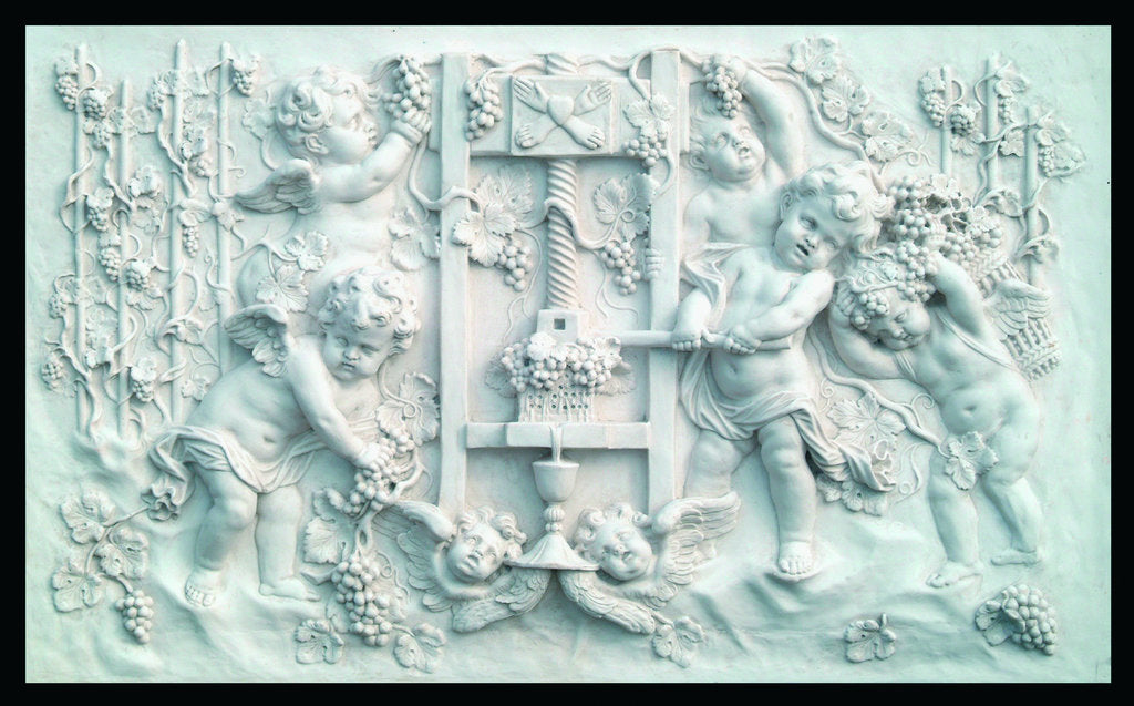 The Grape Harvest Plaque