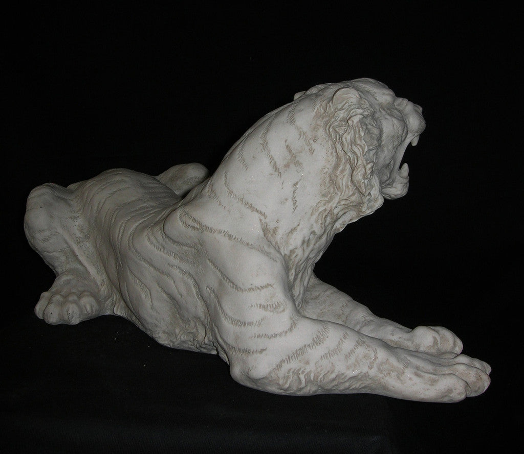 Tiger, Lying and Roaring.