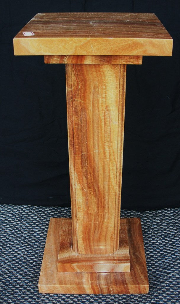 Square Wood marble column