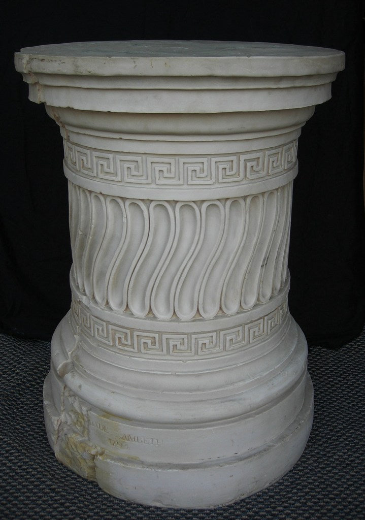 Strigolifi Pedestal With Greek Key