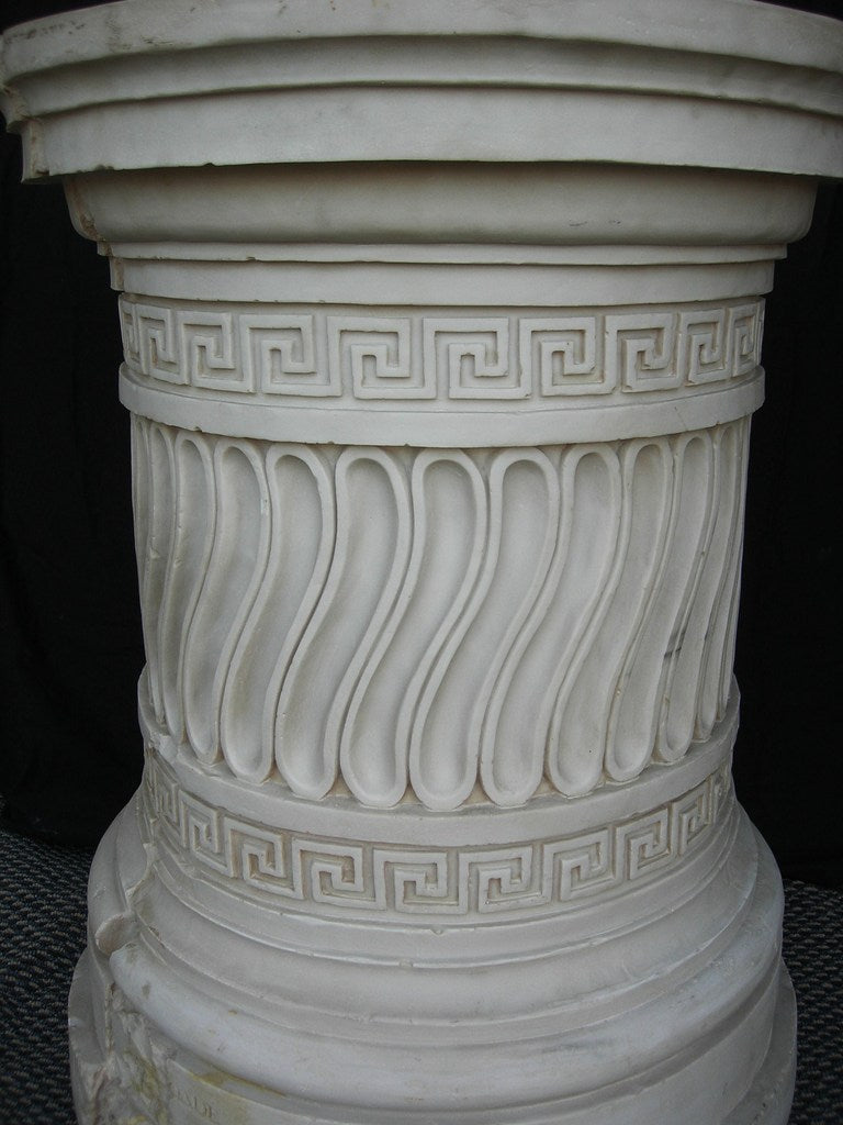 Strigolifi Pedestal With Greek Key