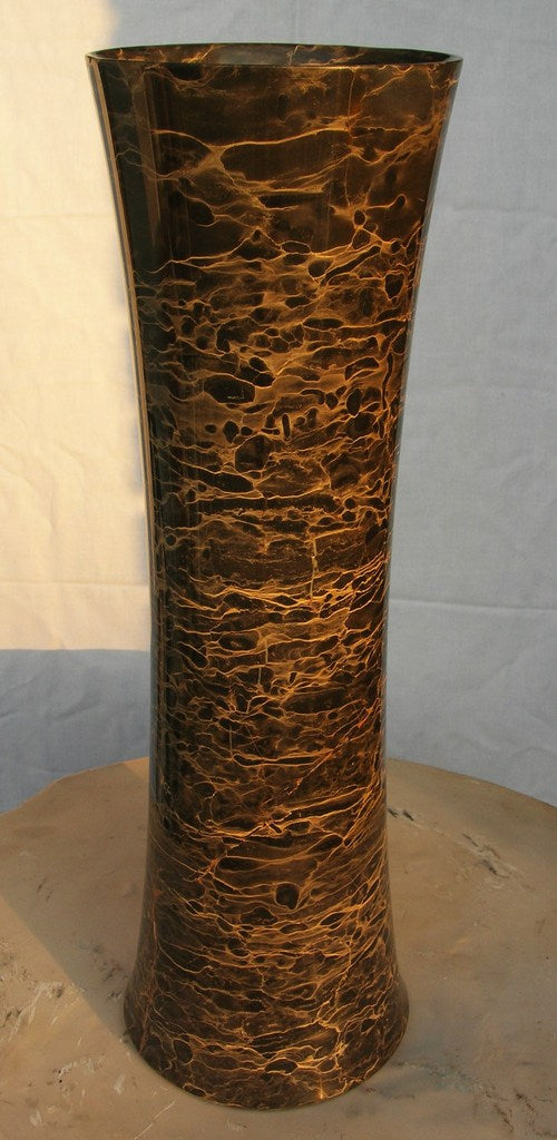 Nero Portopo Marble Vase