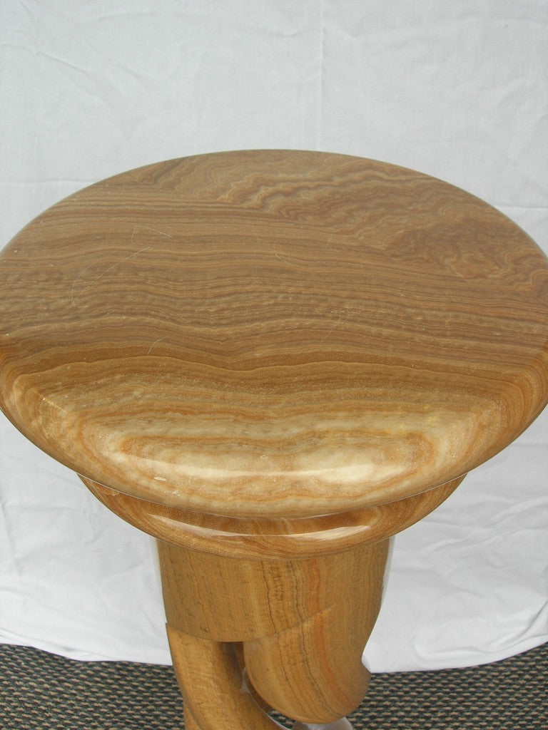 Burmese Wood Marble twist Column