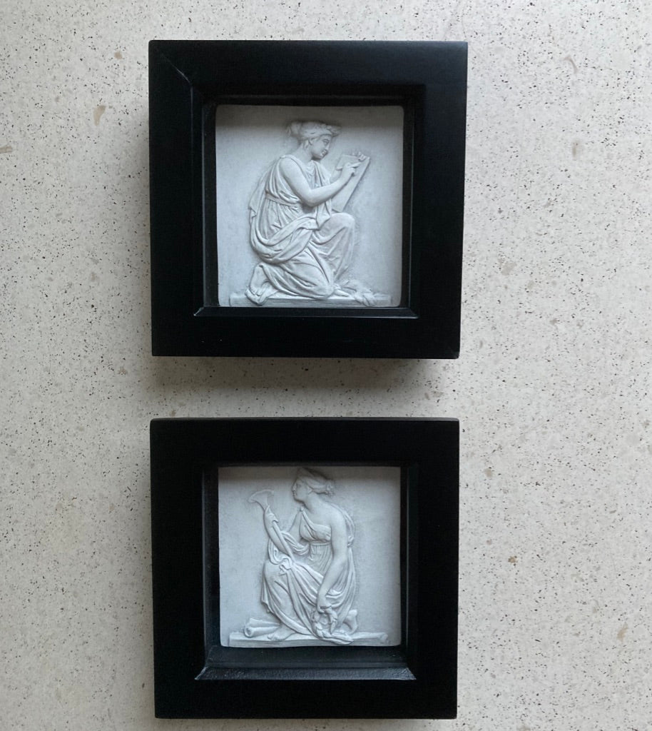 The Arts Pair Framed Reliefs