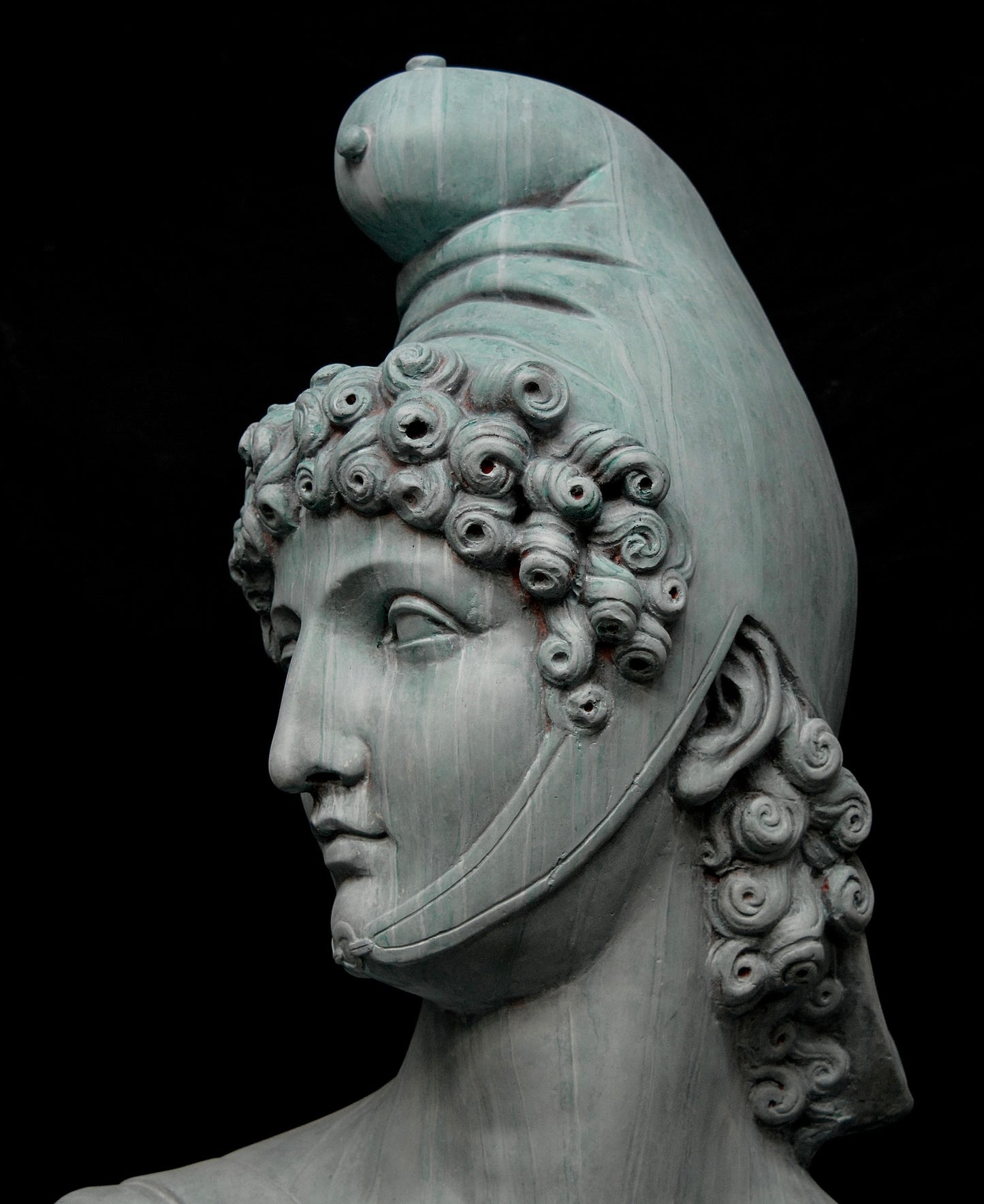 Paris In Aged Bronze Verdigris
