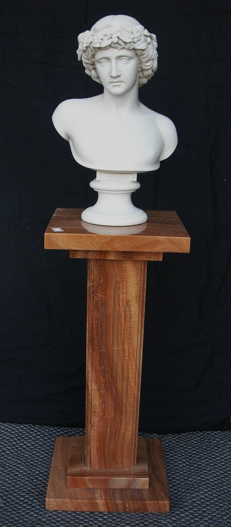 Colonne carrée en marbre bois