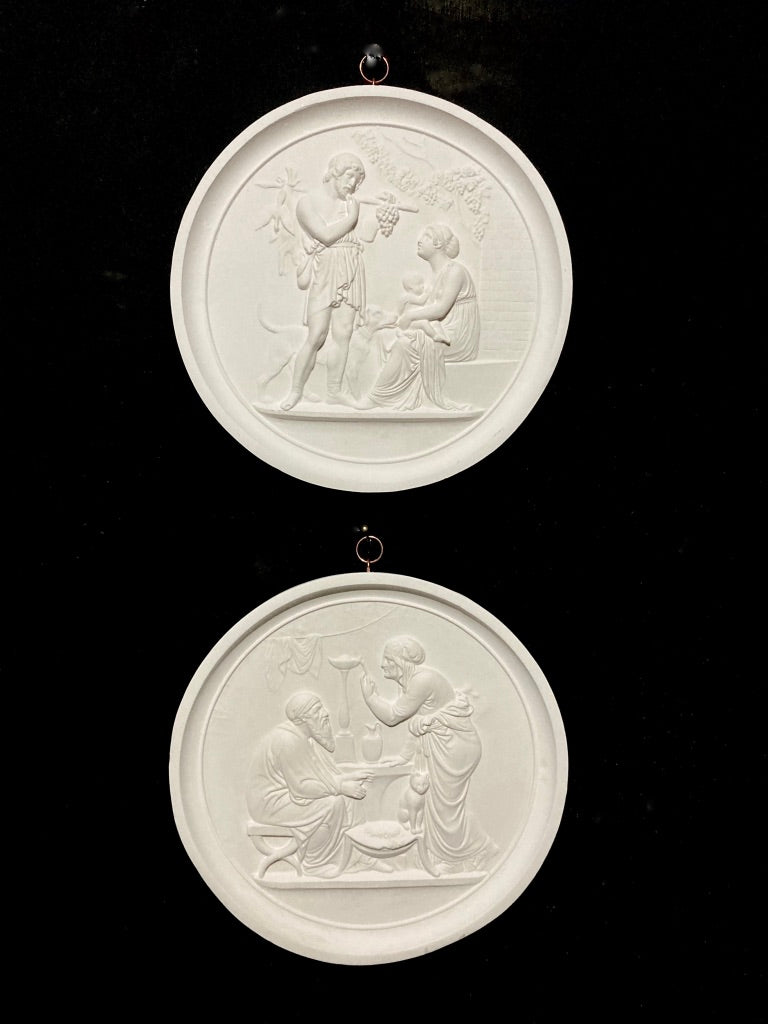 The Seasons Pair Autumn And Winter Reliefs