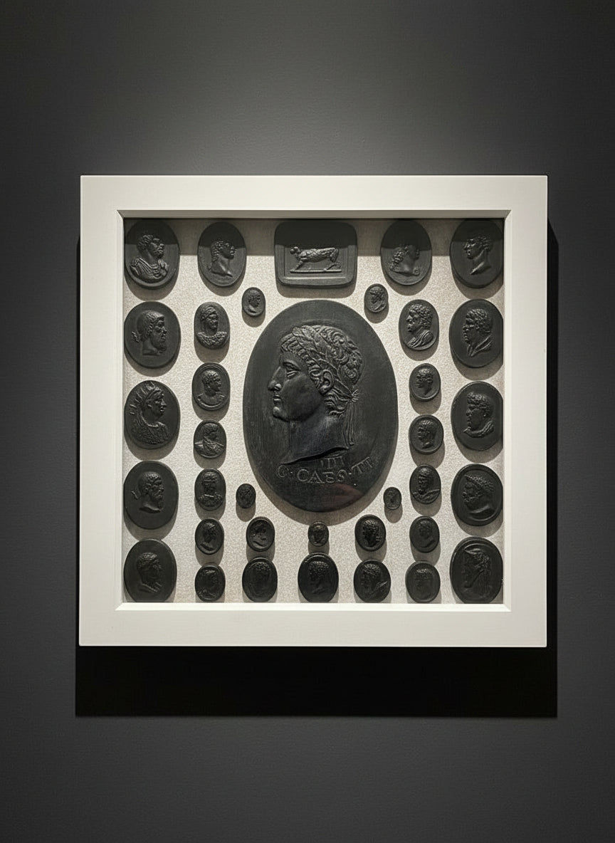 Intaglio collection in Black