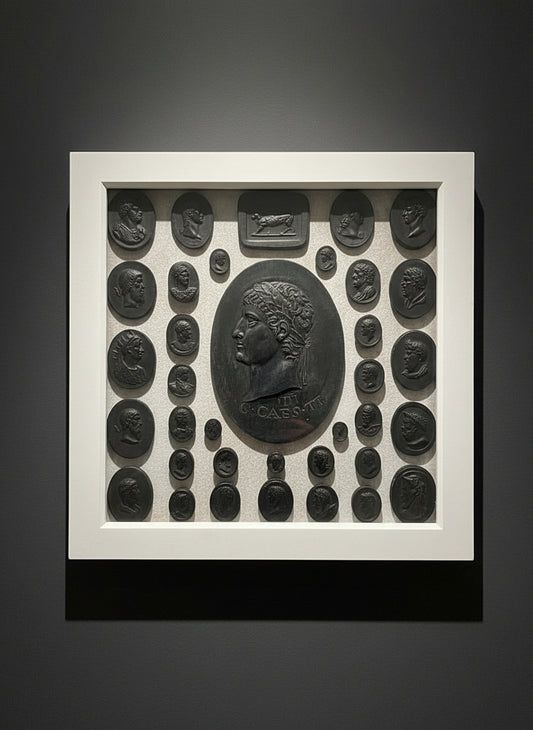 Intaglio collection in Black