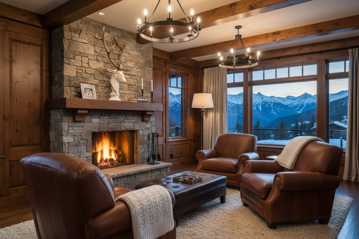 Hirschkopf mit natürlichem Geweih