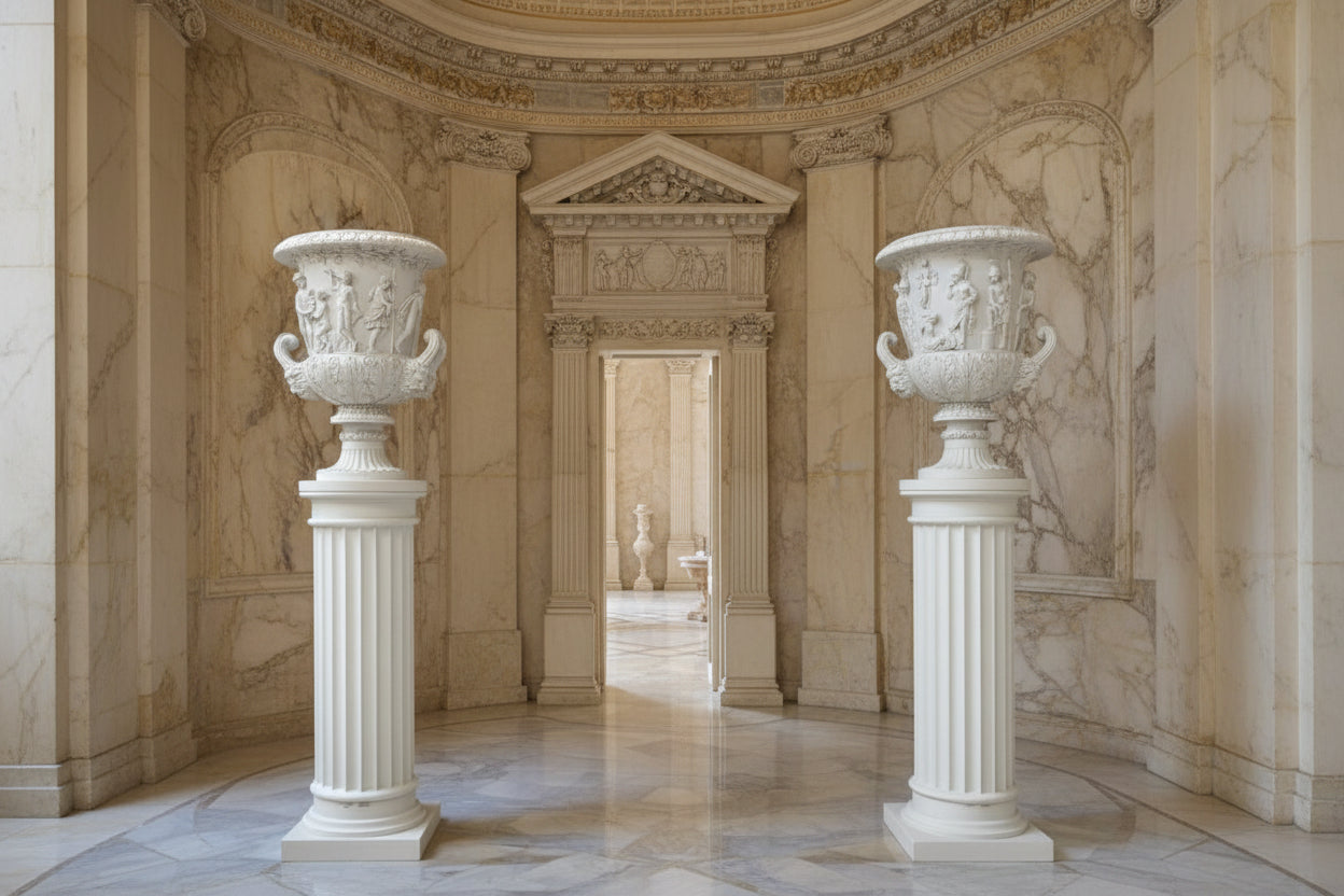 The Medici Vase - Marble Grand Tour Masterpiece