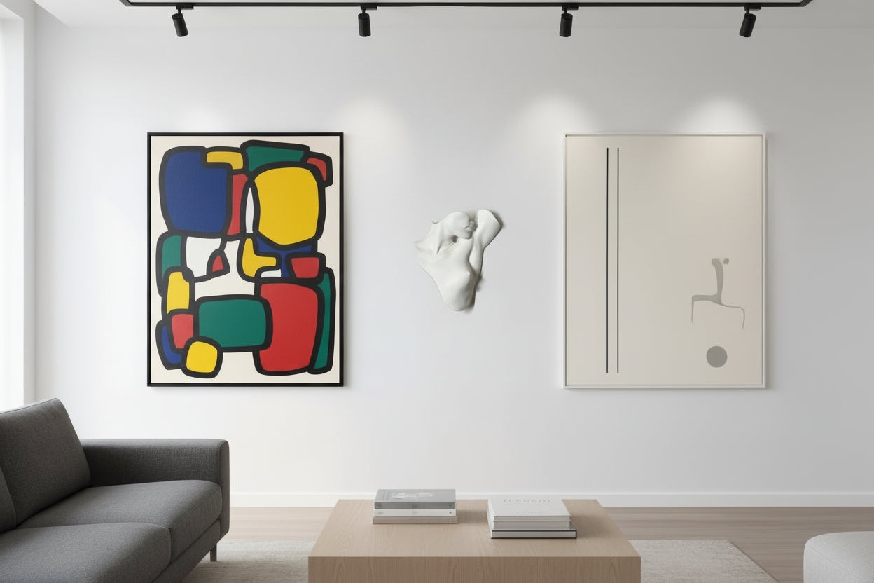 Female Wall Art Sculpture by Ken Clarke Titled Carly