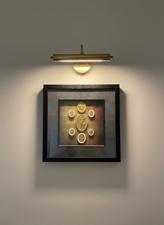 Set Of Gold Leaf Intaglio's