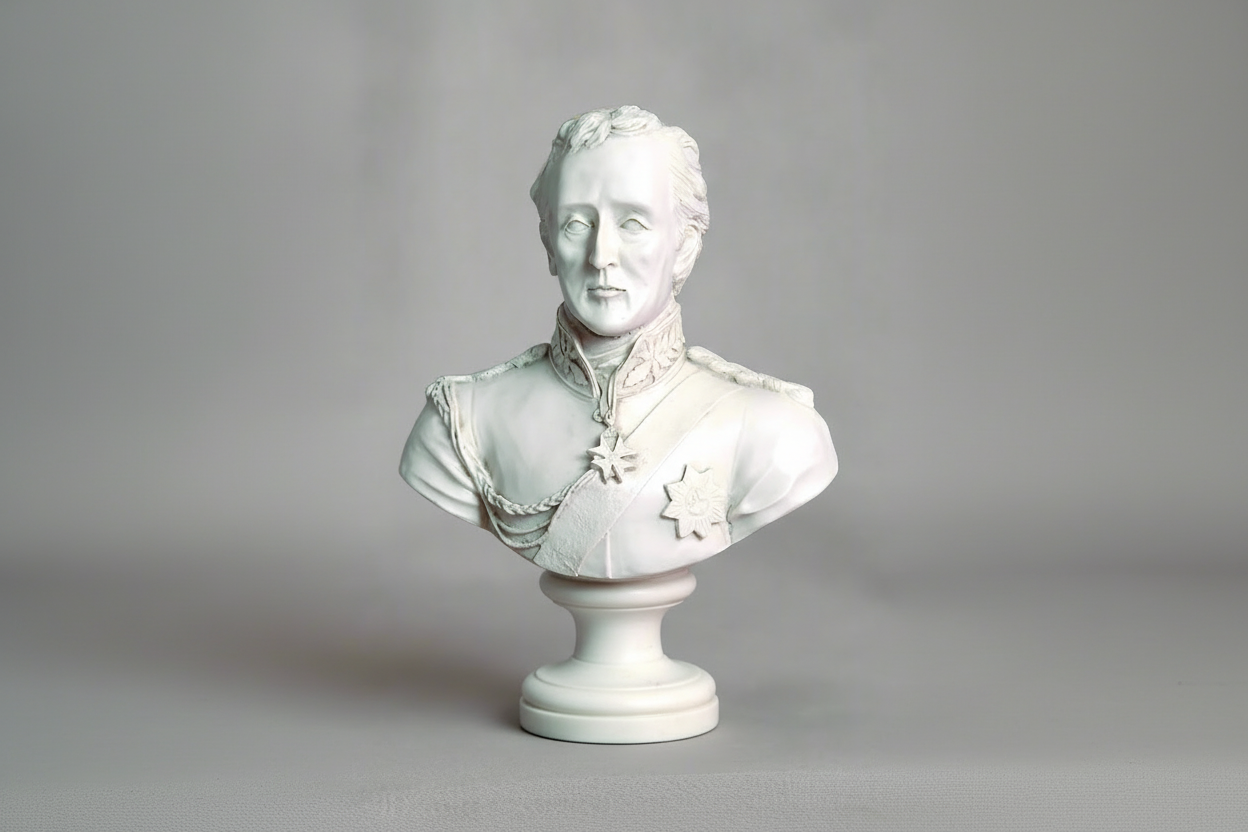 Duke of Wellington Marble Bust - After the Antique 1850