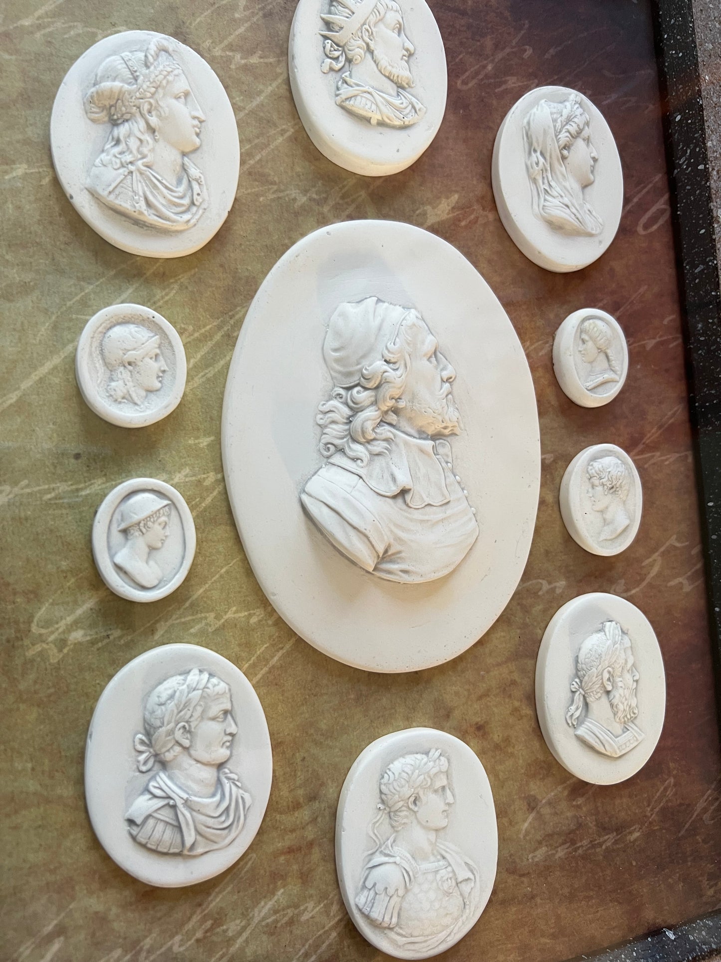 Intaglio Set On Calligraphy Parchment Paper